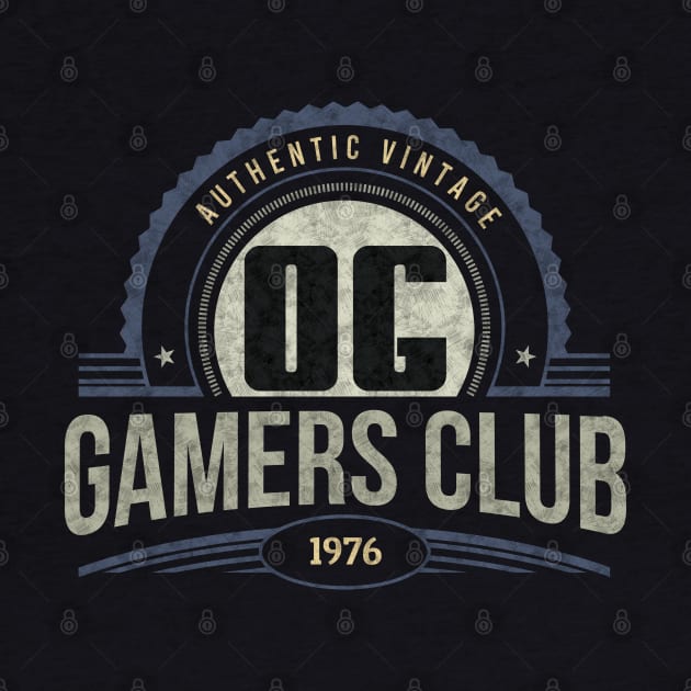 Authentic Vintage GAMERS Club by Naumovski